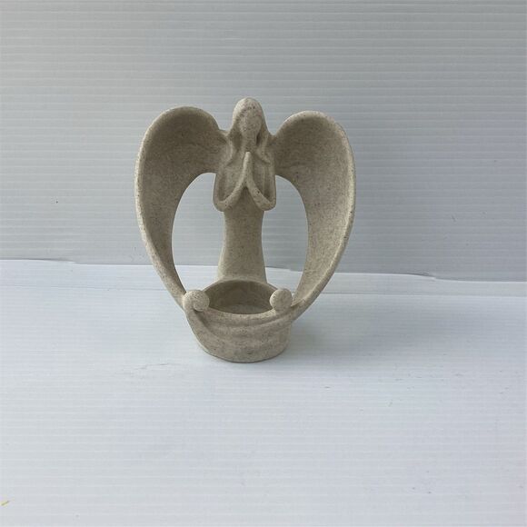 Angel Tealight Candle Holder Multicolor Decorative Figurine Indoor Use - Picture 1 of 6